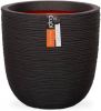 Capi europe Capi Nature Rib NL bol 35x34cm bloempot zwart online kopen