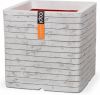 Capi europe Capi Nature Row NL 30x30x30cm vierkante plantenbak ivoor online kopen