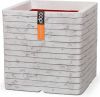 Capi europe Capi Nature Row NL 30x30x30cm vierkante plantenbak ivoor online kopen