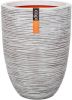 Capi Bloempot Nature Rib elegant laag 36x47 cm ivoorkleurig KOFI782 online kopen
